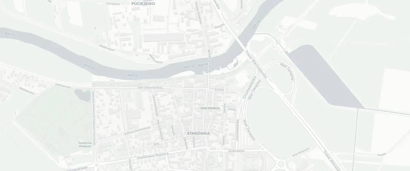Mapa dojazdu do salonu VisionOptyk Konin