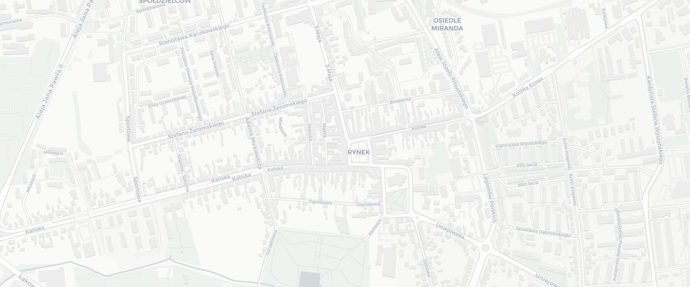 Mapa dojazdu do salonu VisionOptyk Turek